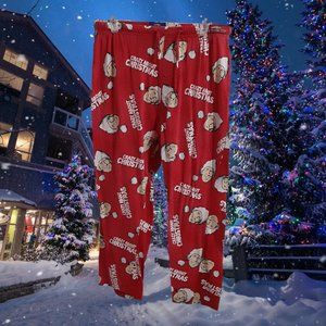 National Lampoons Christmas Vacation Lounge Pants Size Small Clark Griswold